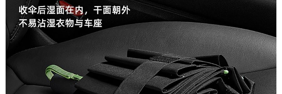 BENEUNDER蕉下 起始系列 遮陽傘自動三折傘 一鍵開啟自動反向雨傘 8骨款 薄影灰