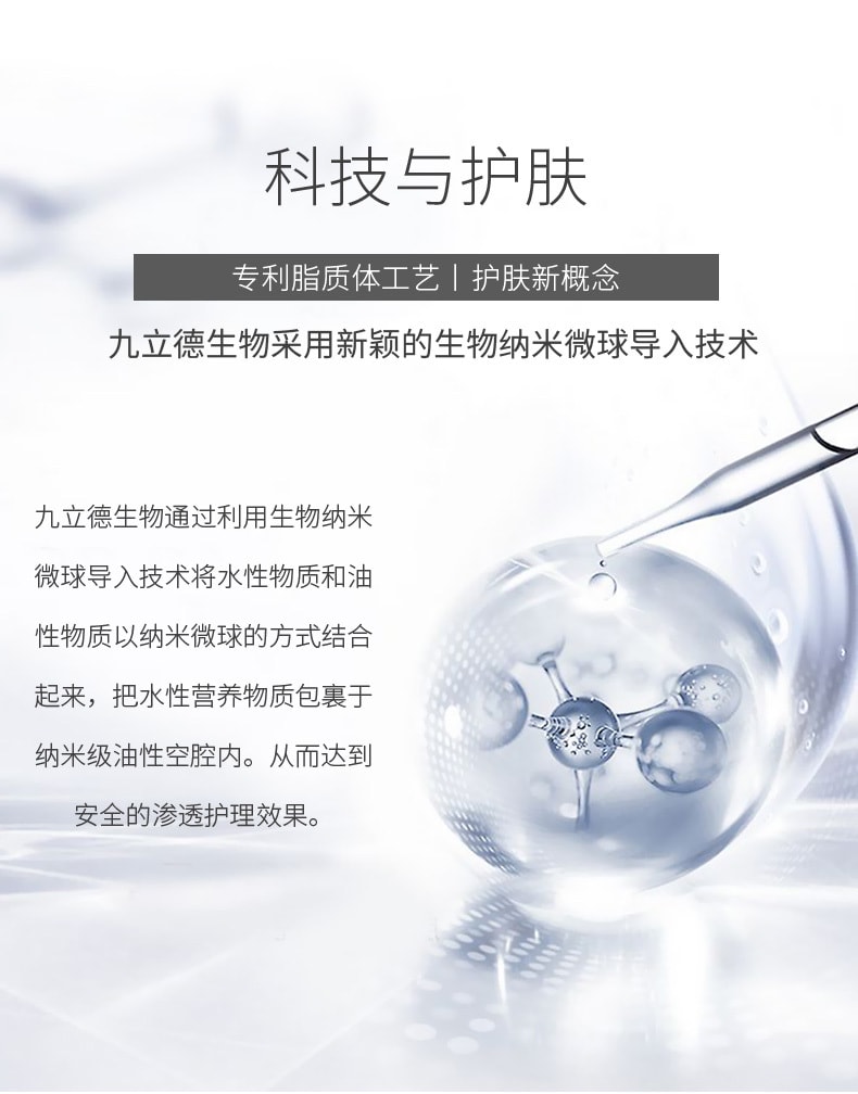 【中國直郵】九立德Genid 骨膠原脂質體面膜 6片裝