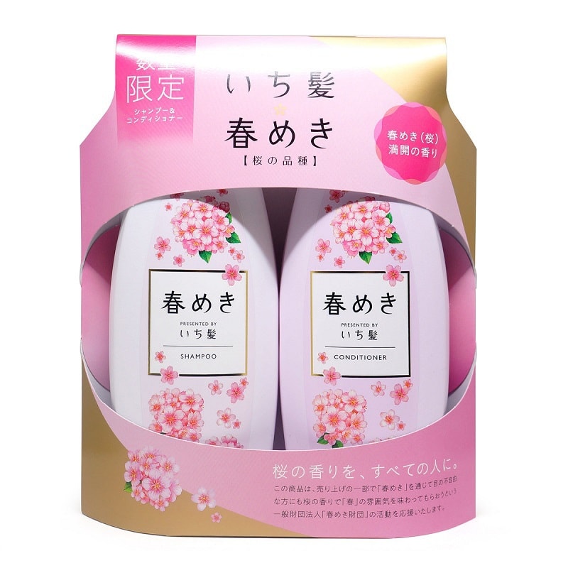 日本 KRACIE 嘉娜宝 春季香气洗护发套装 480ml x 2pcs