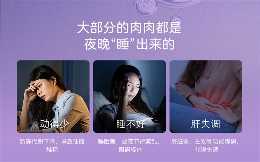 【中國直郵】UNOMI 燃山葵葉夜燃片熱控片睡眠改善夜間身材管理碳水燃燒晚安片 20包*2粒