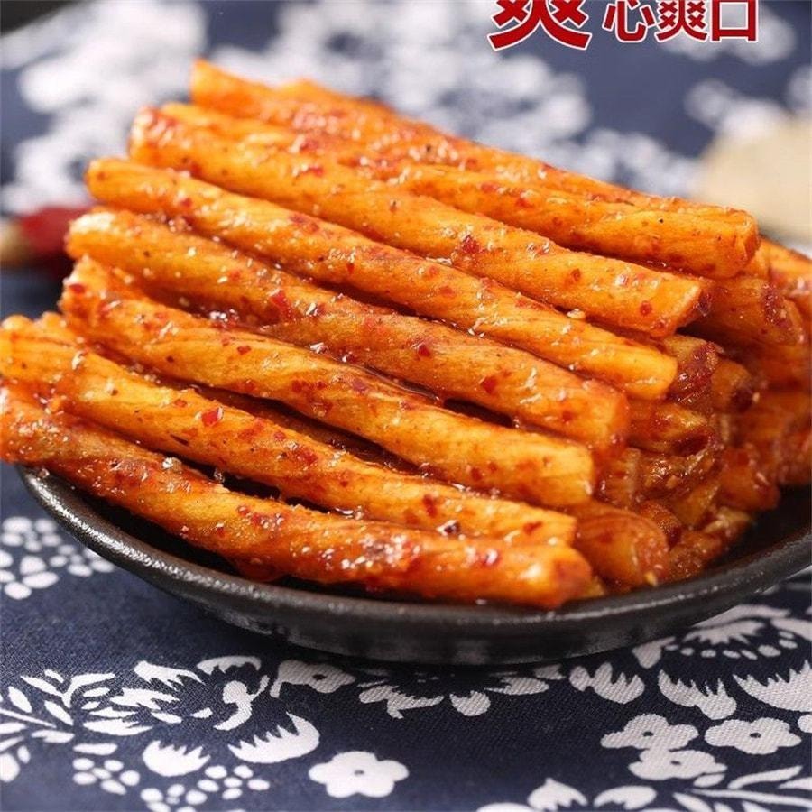 【中國直郵】 勁豐 博士牛筋乾辣條麻辣網紅懷舊童年辣條 20g/包(小袋包裝)