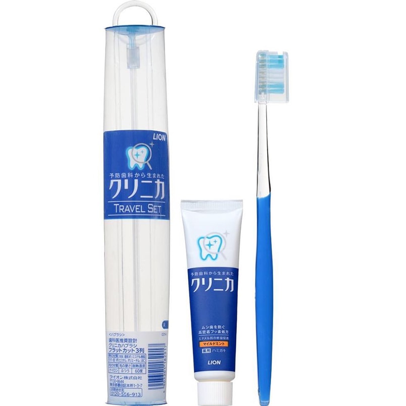 日本LION狮王 酵素护齿美白牙膏旅行套装 颜色随机发送