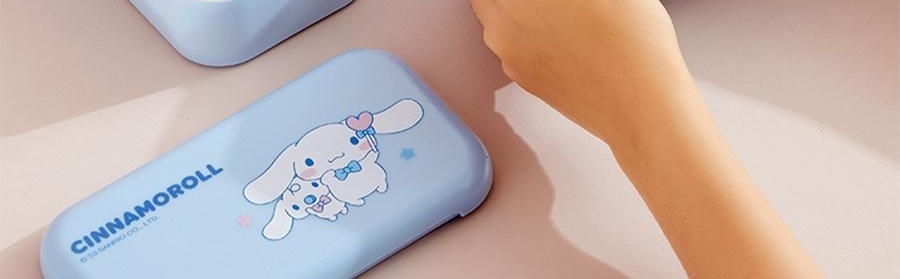 川島屋 melody雙層便當盒 便攜餐盒 18.8*10*11cm 【三麗鷗聯名】