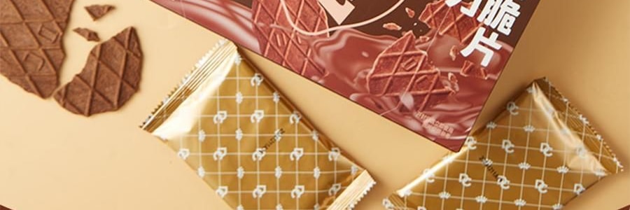 盒马 巧克力华夫脆片 176g【浓醇可可香 轻薄酥脆】