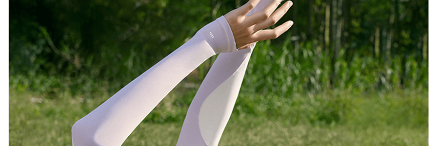 BENEUNDER蕉下 冰嶼系列 透漾防曬袖套 漫暮黑 S碼