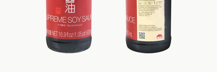 香港李錦記 金醬油 炒菜調味醬 500ml