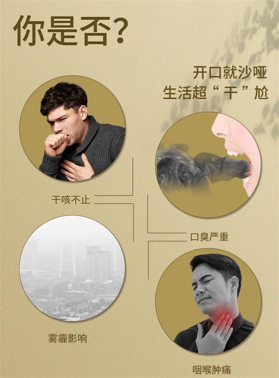 【中國直郵】馬來西亞 潘高壽 川貝枇枇杷胖大海金銀花薄荷潤喉糖潤咽喉護嗓子教師節禮物 2.2g*15粒