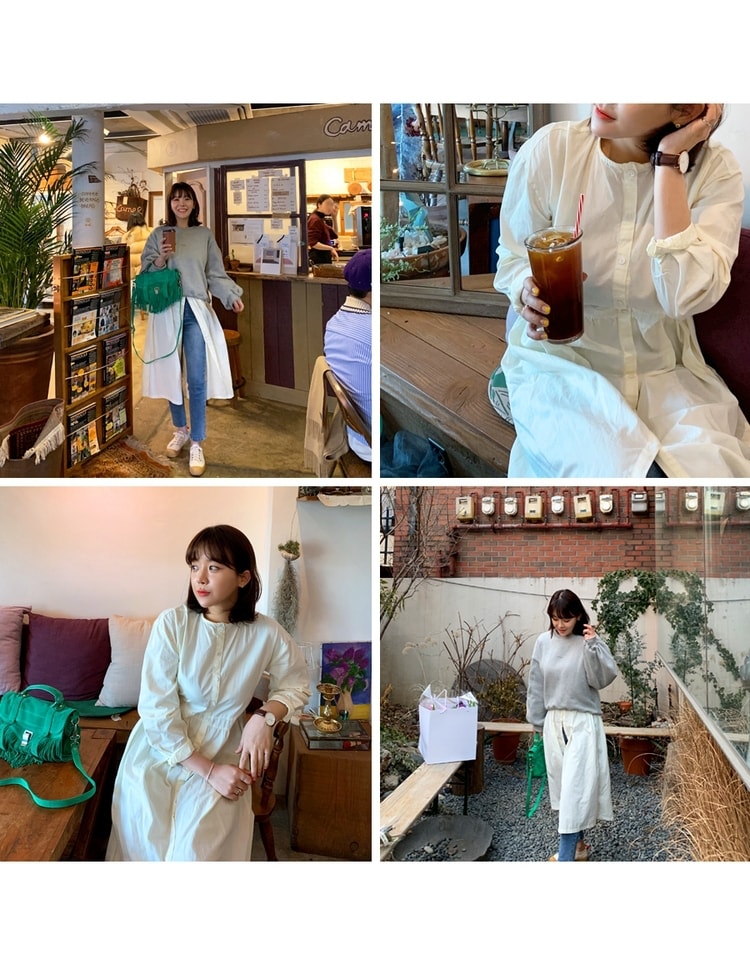 【韩国直邮】IMVELY 迷你编织耳环 金色 均码