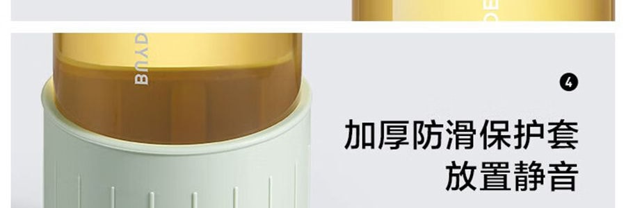 BUYDEEM北鼎 泡茶随手杯 茶水分离泡茶杯子玻璃杯水杯CD1008 猪猪粉 630ml