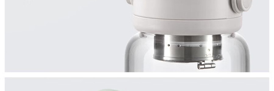 BUYDEEM北鼎 泡茶随手杯 茶水分离泡茶杯子玻璃杯水杯CD1008 猪猪粉 630ml