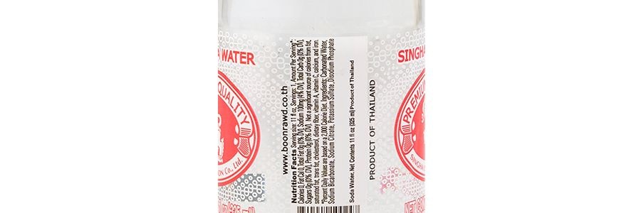 泰國SINGHA勝獅 無糖蘇打汽水 325ml