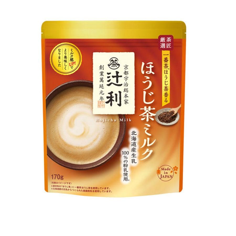 【日本直邮】 日本 片冈物产 迁利 烘焙茶牛奶粉 含糖含奶170g