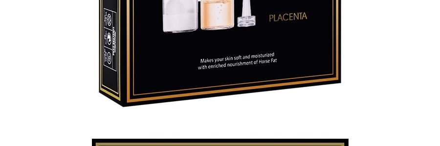 韓國JM SOLUTION肌肉司研 胎盤素馬油面膜 撫紋抗皺 緊緻提升 保濕美白 純淨版 胎盤素系列 #營養緊緻精華 10片入