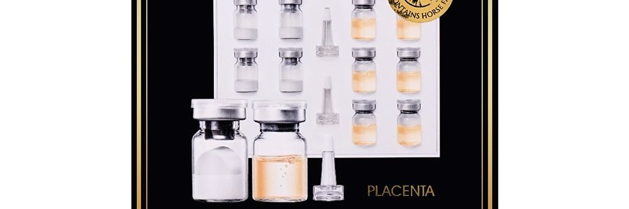 韓國JM SOLUTION肌肉司研 胎盤素馬油面膜 撫紋抗皺 緊緻提升 保濕美白 純淨版 胎盤素系列 #營養緊緻精華 10片入