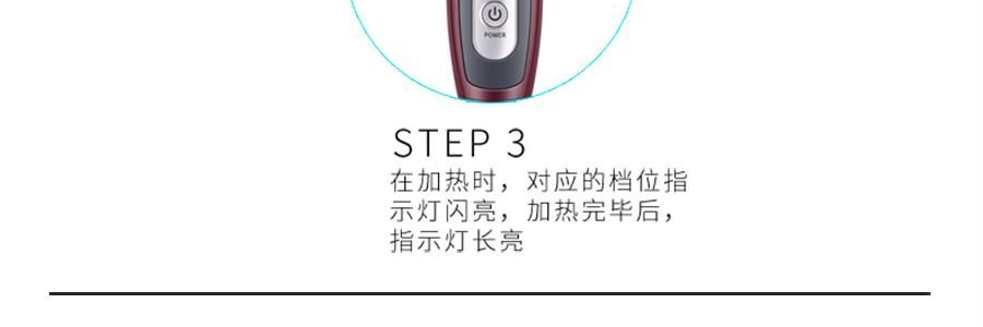 K·SKIN金稻 直发梳 直卷两用网红款 卷发神器 懒人迷你型 KD388B 枣红色 多档控温 