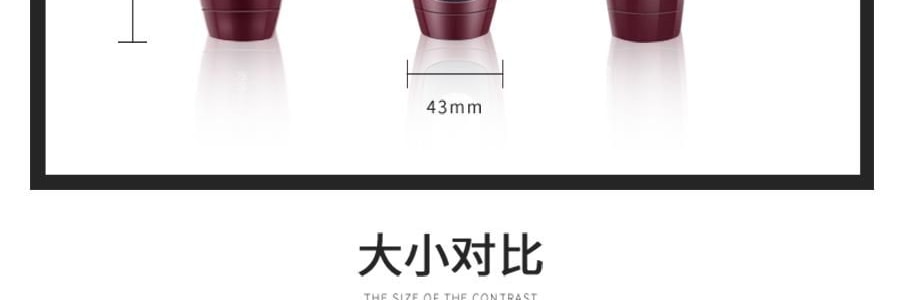 K·SKIN金稻 直发梳 直卷两用网红款 卷发神器 懒人迷你型 KD388B 枣红色 多档控温 