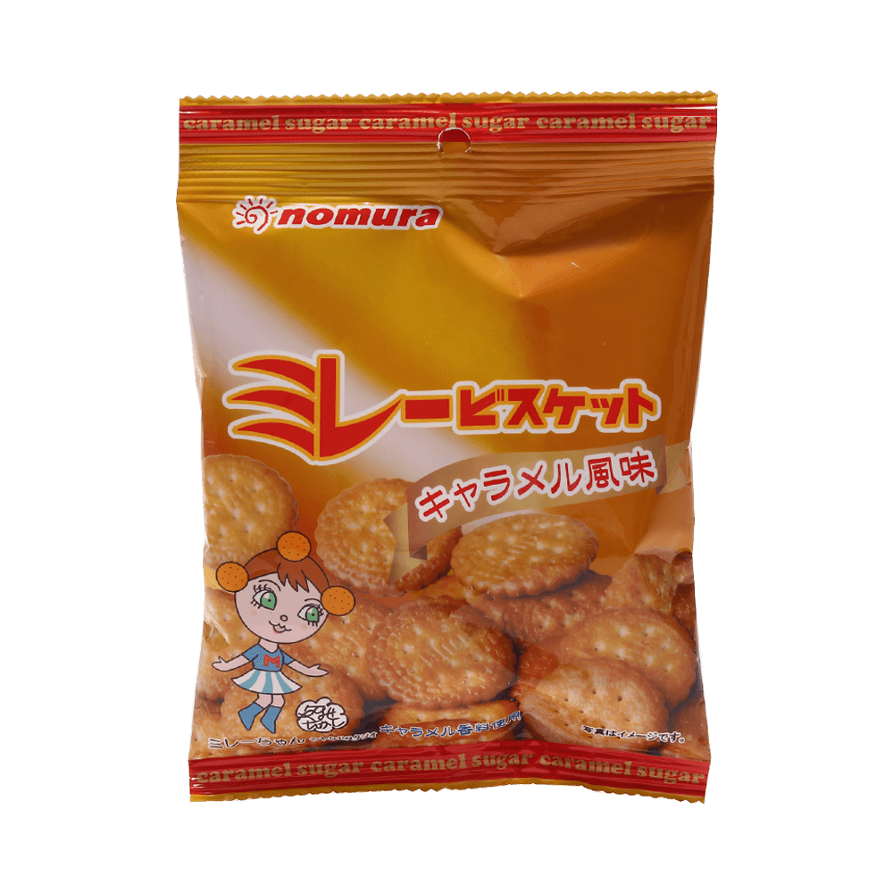 野村煎豆 焦糖味全麥餅乾 70g