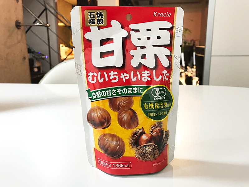 【日本直郵】日本KRACIE嘉娜寶 期限限定剝殼糖炒栗子 35g