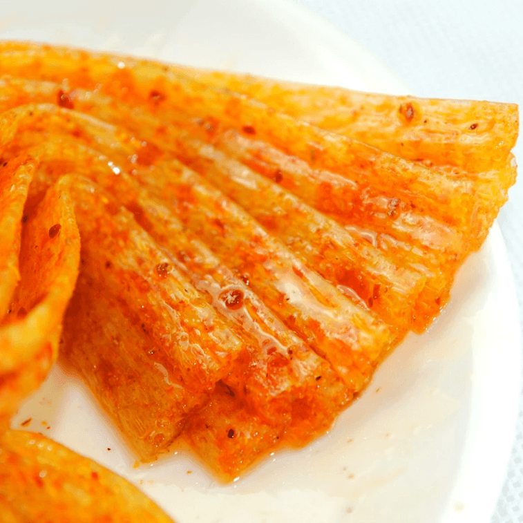 【中国直邮】 大福食品 开胃丝辣条 辣片香辣卷 80后经典怀旧零食辣条 15g*3包