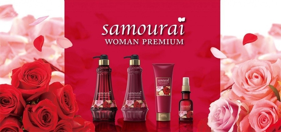日本SRP SAMOURAI WOMAN 千朵玫瑰极上奢华洗发精 550ml
