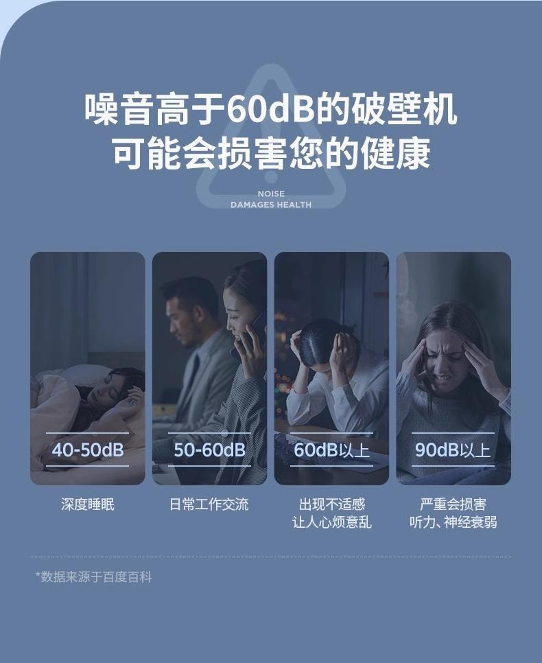 BECWARE 高端家用多功能破壁机 大容量分体式豆浆机 1件入