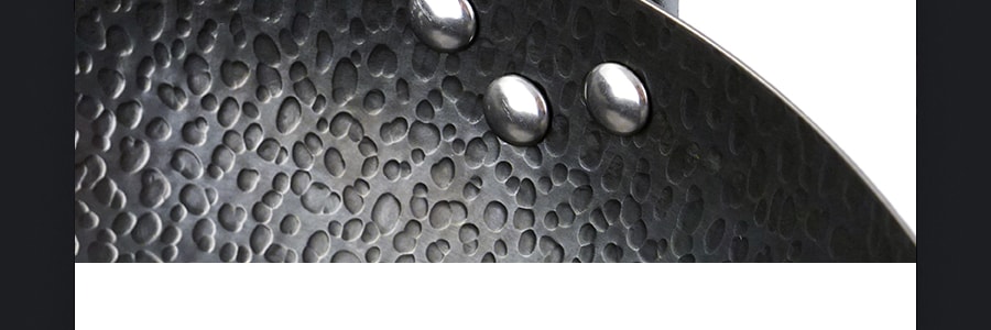 美國NARITA 無塗層錘紋鐵鍋家用炒鍋 含玻璃鍋蓋 34cm NW-234 電磁爐適用