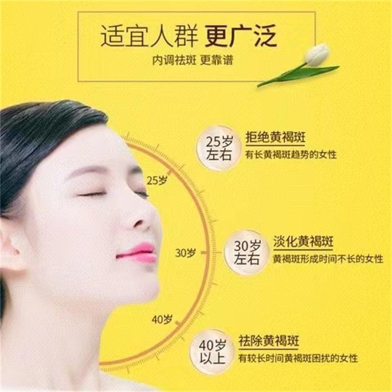 【中国直邮】 汉苑良方 玉妍丸 42g*2瓶/盒 淡斑 祛斑 祛黄褐斑 祛斑丸 内调淡斑 美容养颜