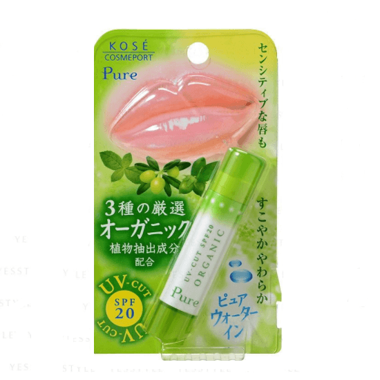 日本 KOSE 高丝 纯有机保湿润唇膏 3.3g
