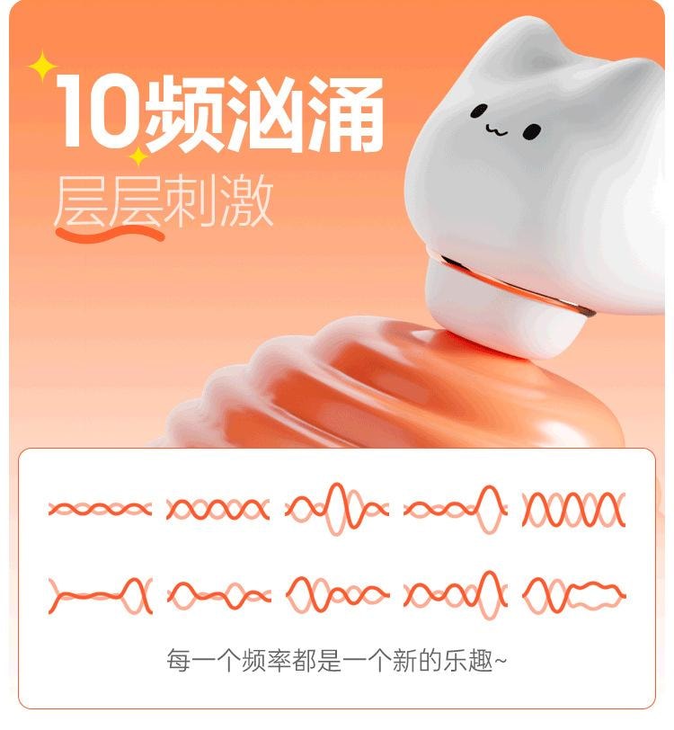  謎姬 貓咪蛋糕成人玩具 吸吮器 跳蛋 震動 小程式控制 成人情趣用品-手機遙控款 1個