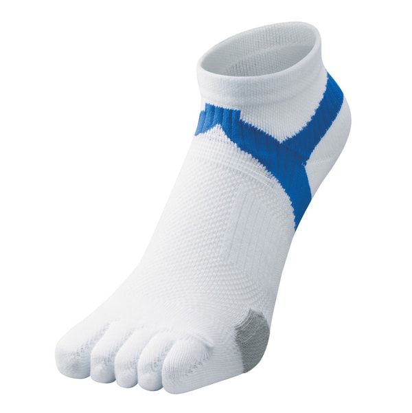 X10 Five-Toe Titanium Sock (Sock King) Blue&amp;White  9.5-10.5" 25-27cm