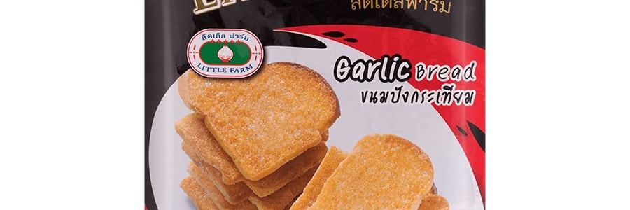 泰國LITTLE FARM小當家 烤麵包乾 蒜香 100g