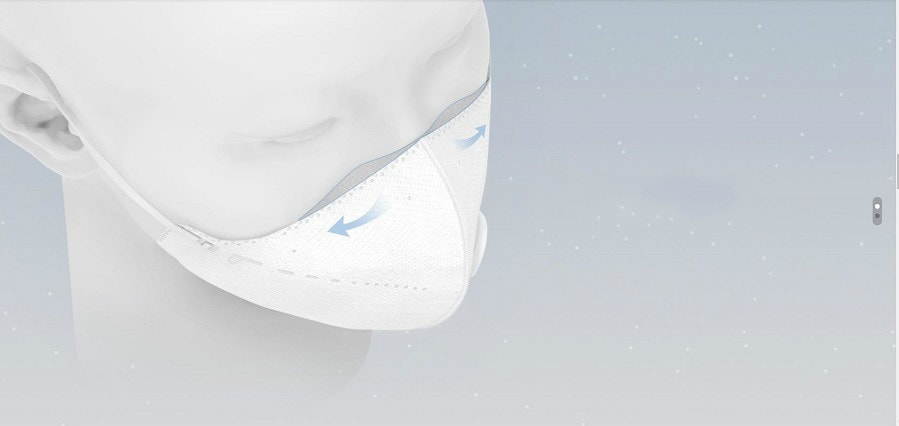 XIAOAirPOP Anti-Haze Mask 2 Pieces #White