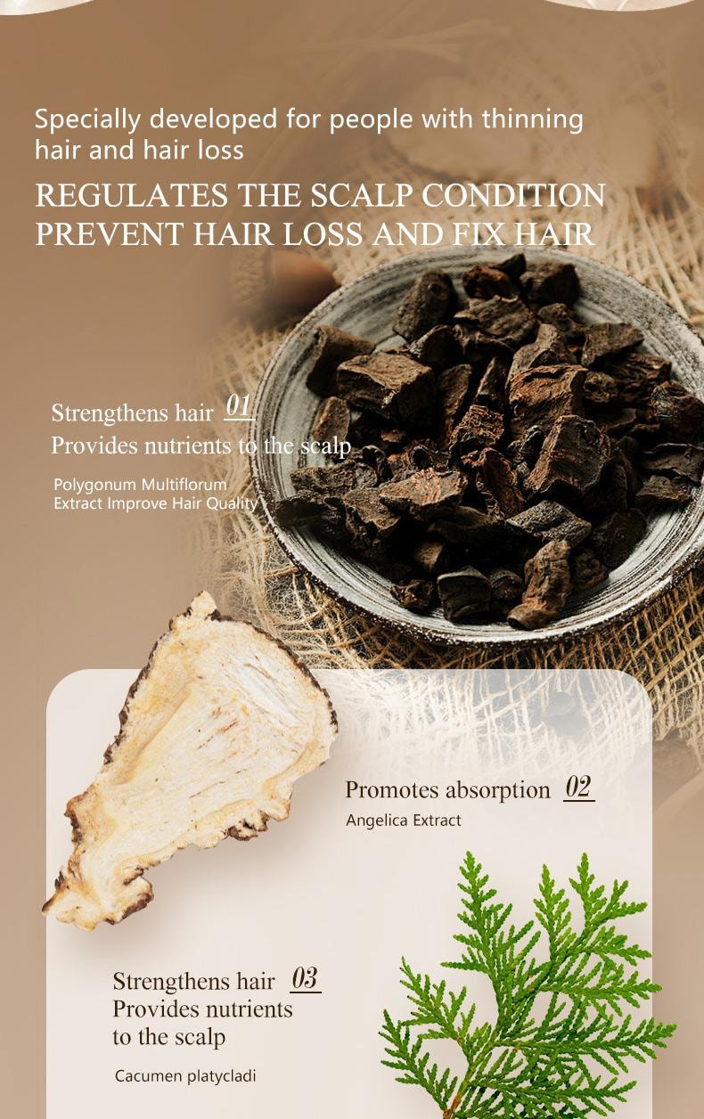 Sipimo詩碧曼 人參何首烏防脫洗髮精 產後熬夜脫髮固髮洗頭膏 蓬鬆增髮洗髮露 產後壓力性脫髮熬夜固發密發 瑞士毛囊靶向強韌毛囊激活 90天增厚發量 臨床數據驗證 420ml