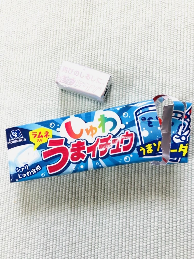 【日本直郵】日本森永MORINAGA 日本本土版 HI-CHEW 果汁軟糖 彈珠汽水味軟糖 蘇打味 7粒