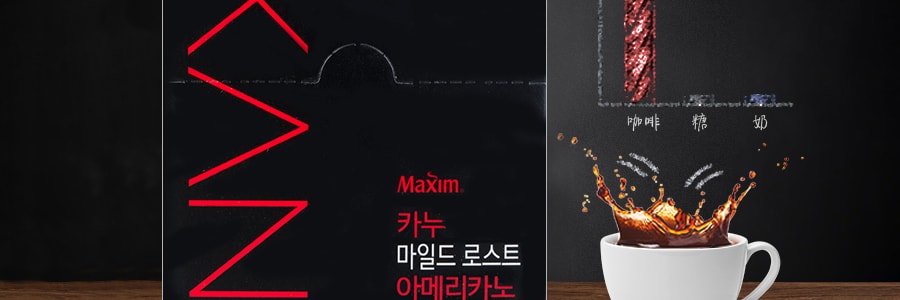 韓國MAXIM麥馨 KANU美式速溶黑咖啡 中度烘培 30條入 MINI裝 27g 機智的醫生生活同款 孔侑同款