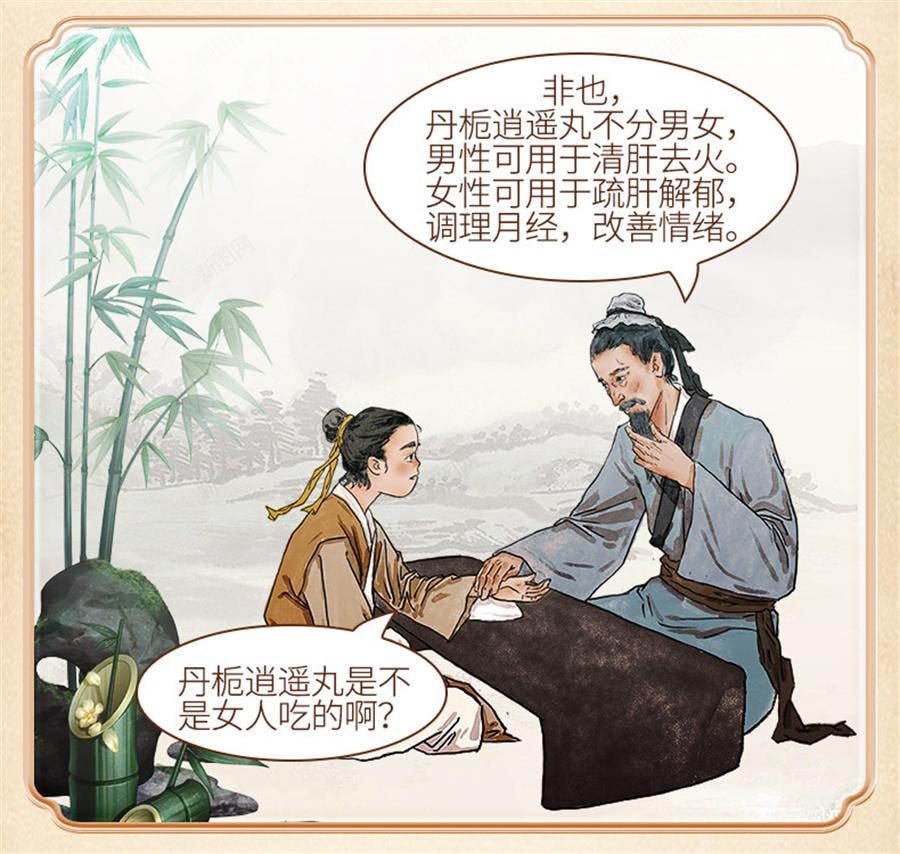 【中国直邮】 昆中药 丹栀逍遥丸 非加味逍遥丸调经月经不调乳房胀痛20袋/盒