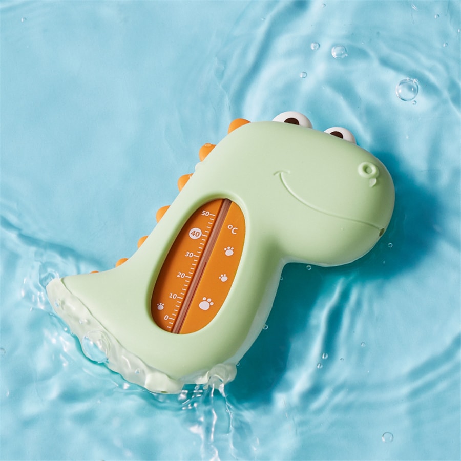 【中国直邮】嫚熙  水温计婴儿洗澡测水温表新生儿童宝宝测量计家用洗澡温度计  -蜜瓜绿橙