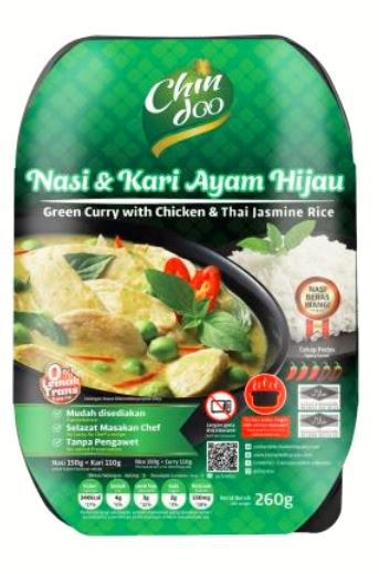 【马来西亚直邮】泰国CHIM DOO 自热绿咖喱鸡香米饭盒 260g