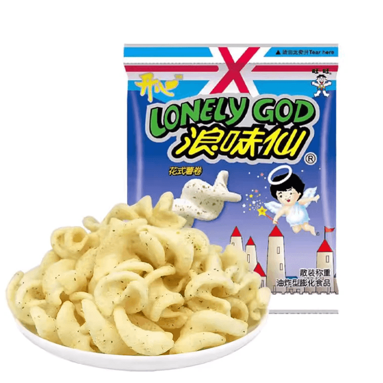 【中国直邮】 旺旺 浪味仙  薯卷小包装蔬菜味薯片办公室零食休闲食品小吃大礼包 10g*3包