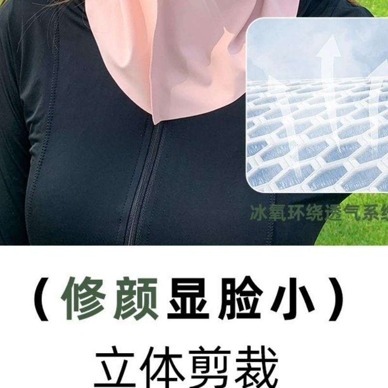 【中國直郵】 親太太 新款冰絲防曬口罩女透氣孔3D 防紫外線無痕面罩 灰色 1個