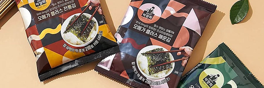 韓國Master Hee's樸香姬 包飯海苔 炭燒芥末味 10g*8【超大片 包米飯絕絕子】