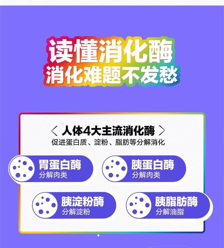 【中国直邮】  达喜 复方消化酶胶囊(II) 有效释放助消化 缓解胃胀腹胀 12粒/盒