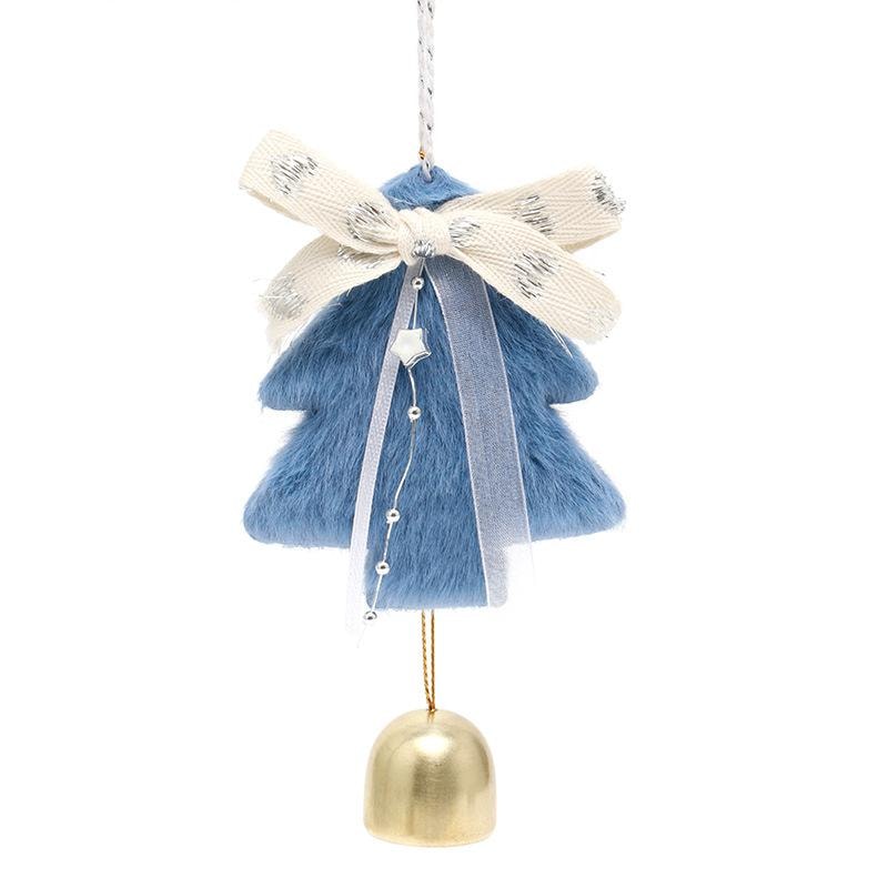  FOXTAIL 【節日限定】聖誕樹鈴鐺掛飾 新年吊鈴 聖誕節裝飾門鈴掛飾 聖誕車掛風鈴 禮物 - 卡其色 1 件