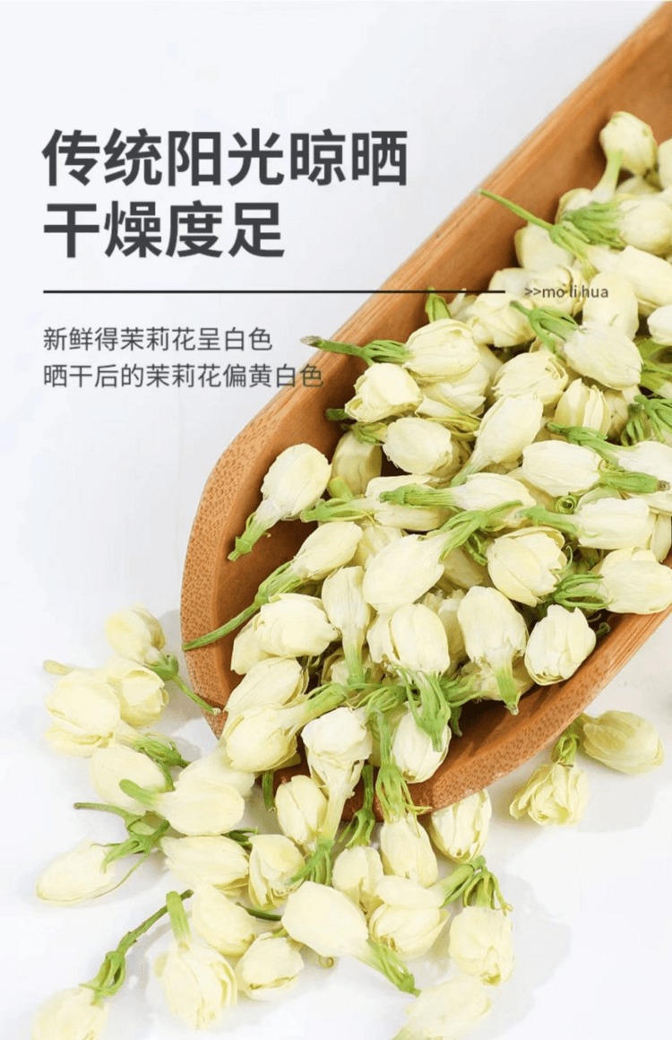  瀧禦堂 茉莉花苞 無燻硫甄選茉莉花 朵朵飽滿 色澤自然 30g