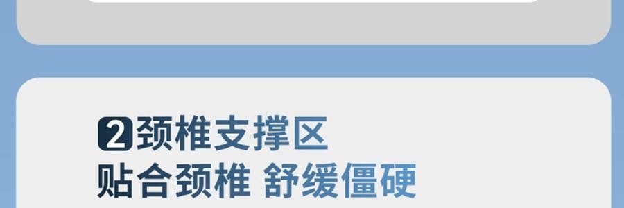 NOYOKE诺伊曼 人体工学颈椎枕头 侧睡护颈椎助睡眠零压记忆枕 4D蝶形护颈枕 60*42cm 标准款