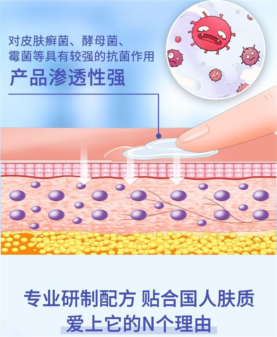 【中国直邮】  双吉 环吡酮胺乳膏 脚气药膏灰指甲用药阿莫罗芬搽剂 20g/盒【医师推荐拍3盒】