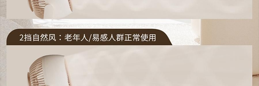 向物SOTHING 桌面循环扇 小风扇 夏日清凉小物 漩凉 续航版