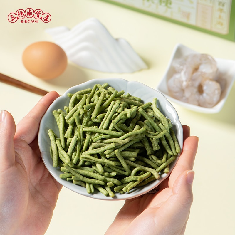【中華老字號 中國直郵】 上海 三陽南貨店 雞蛋蝦仁苔條梗200克
