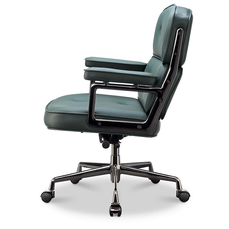 【美國現貨】LUXMOD 羅賓椅 墨綠色+煙灰色椅身 西皮 單人位