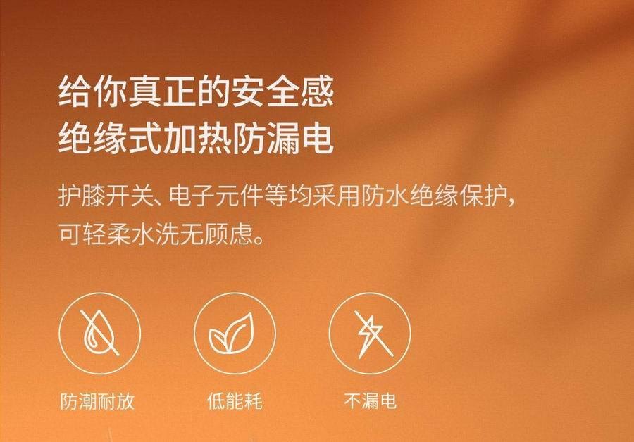 【中國直郵】小米有品PMA酷輕鬆石墨烯遠紅外線熱敷理療護膝 銀灰色(單只裝)